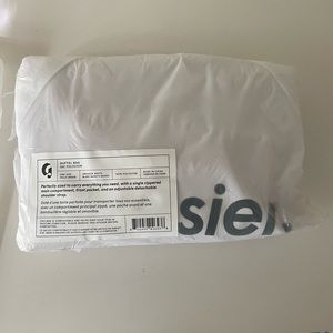 Glossier Limited Edition White Duffel Bag